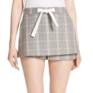 MAJE Plaid Mini Skort